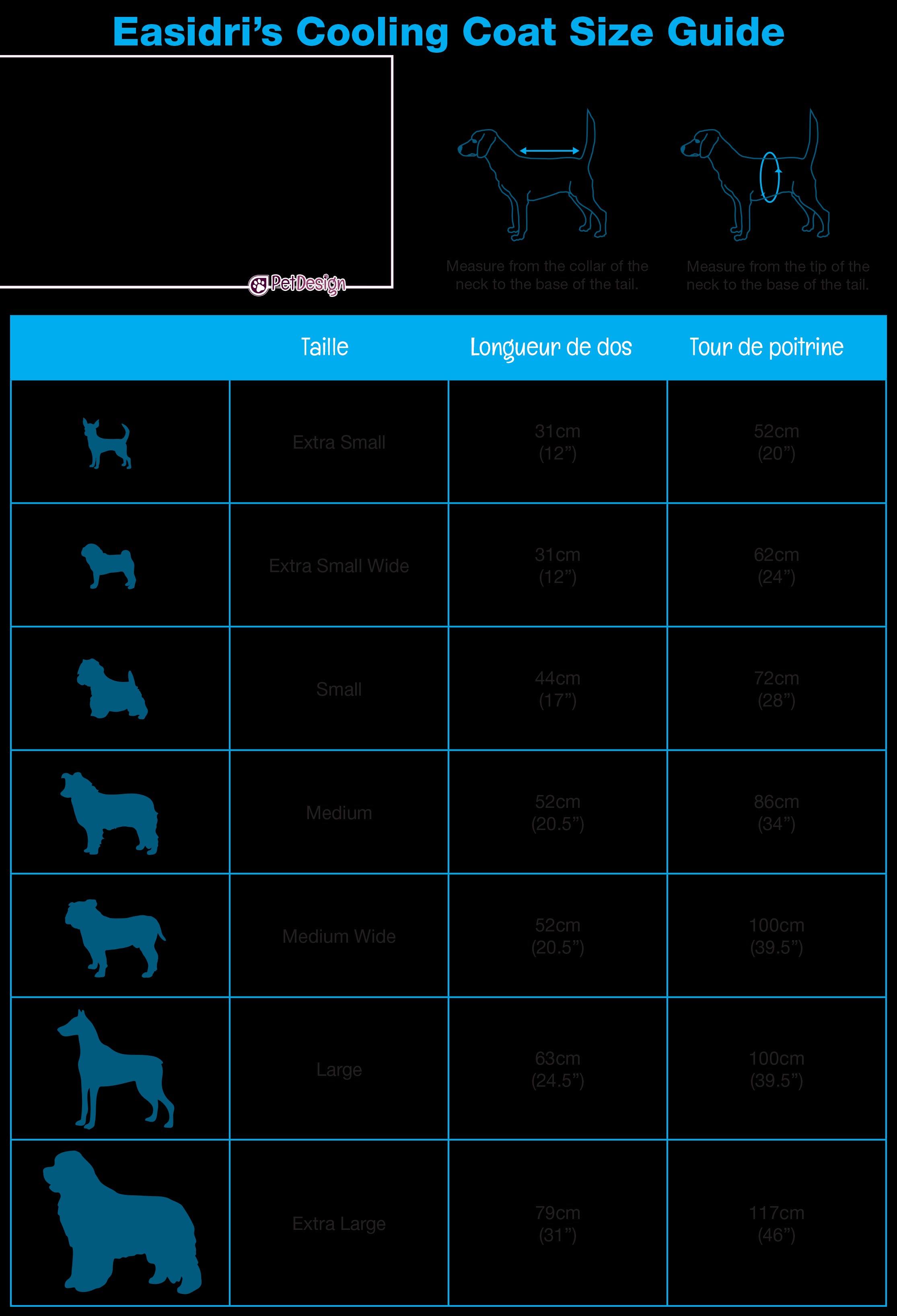 Manteau rafraichissant pour chien Easidri Cooling Coat - Petdesign.fr Easidri Vie Quotidienne pour chien en France, produit de haute qualité