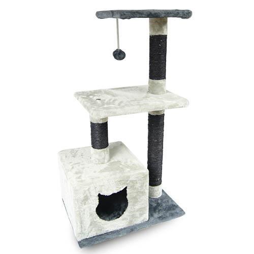 Ibá Two Levels Arbre A Chat 49x35,5x(Height)90cm - Petdesign.fr Setter Bakio S.L. 100% CHATS pour chien en France, produit de haute qualité