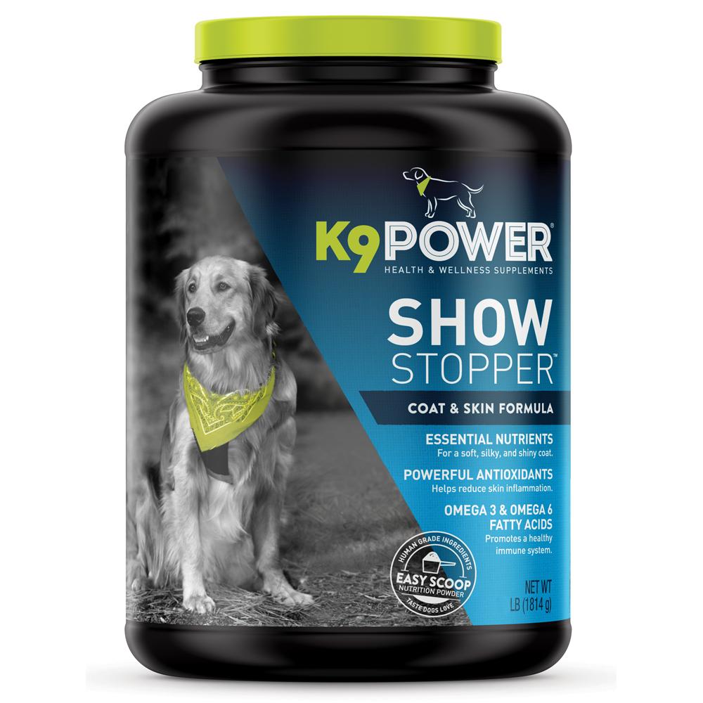 SHOWSTOPPER, Complément Alimentaire Poil & Peau Chien - Petdesign.fr ReNature 1,816 Kg (4 lb - 75 doses) Nutrition pour chien en France, produit de haute qualité