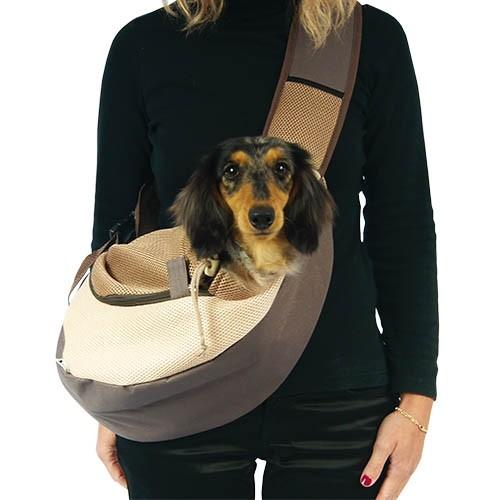 Sac Transport Bandoulière Chien & Chat "MOKA" 50x18x29cm - Petdesign.fr Setter Bakio S.L. Vie Quotidienne pour chien en France, produit de haute qualité