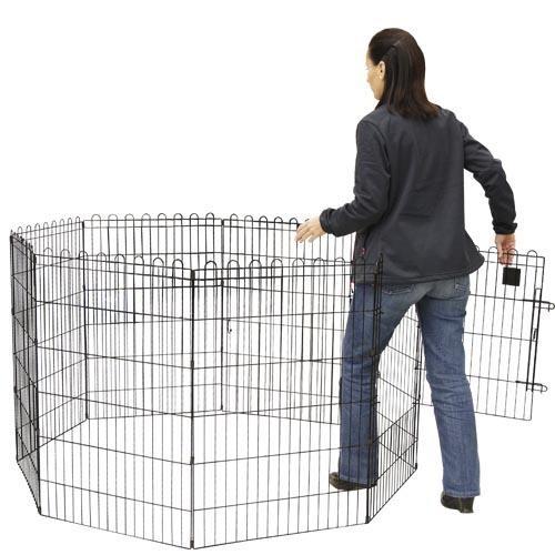 Parc à chiots - chiens en deux tailles - Grille Noire - Petdesign.fr Setter Bakio S.L. Vie Quotidienne pour chien en France, produit de haute qualité