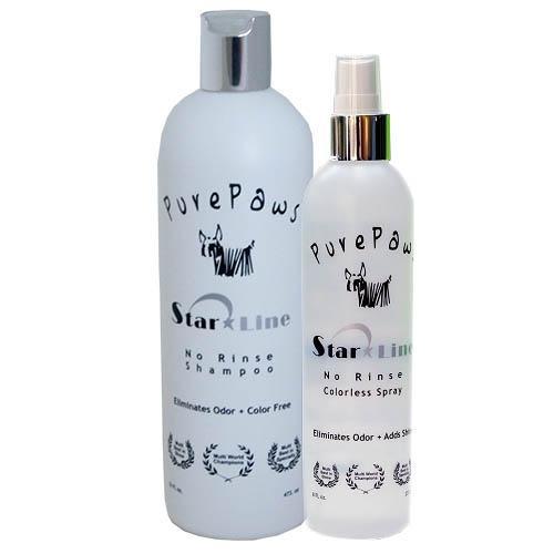 Pure Paws No Rinse Shampoing 473ml Star Line - Petdesign.fr Setter Bakio S.L. 473 ml. Autres Gammes Cosmétiques pour chien en France, produit de haute qualité