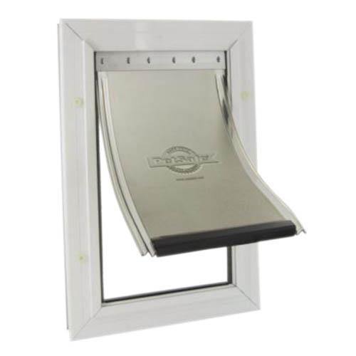 Aluminium Petit Blanc Pet Door (600ML) - Petdesign.fr Setter Bakio S.L. Petite (600ML) Vie Quotidienne pour chien en France, produit de haute qualité