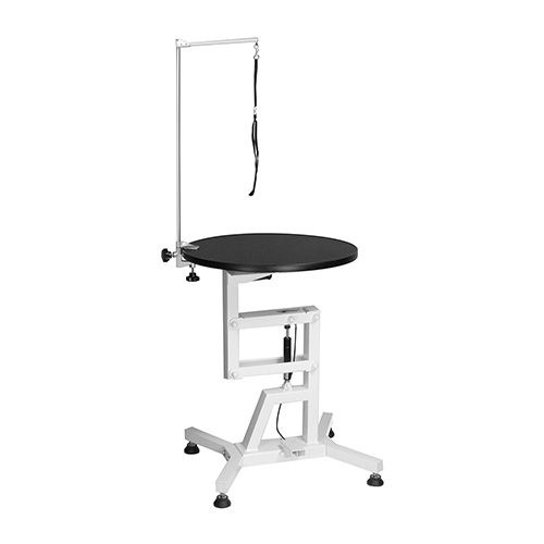 ARTERO TABLE HYDRAULIQUE NOIR Z9 (Hauteur : 102cm, Plateau 63cm) - Petdesign.fr