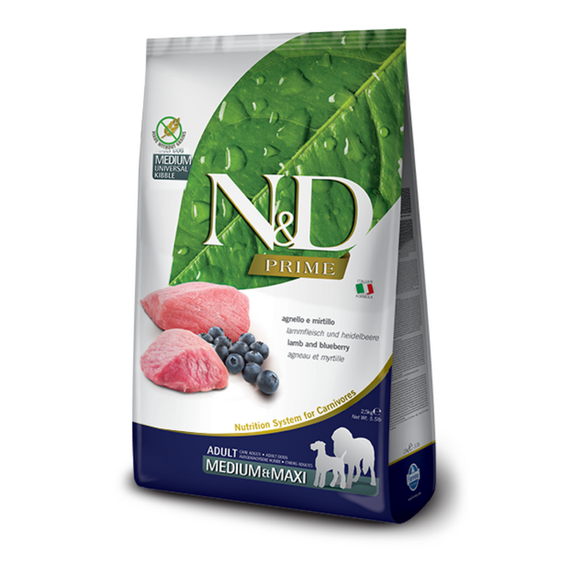 Farmina sans céréales - Adulte - Agneau & Myrtille - 12 KG - Petdesign.fr Farmina pour chien en France, produit de haute qualité