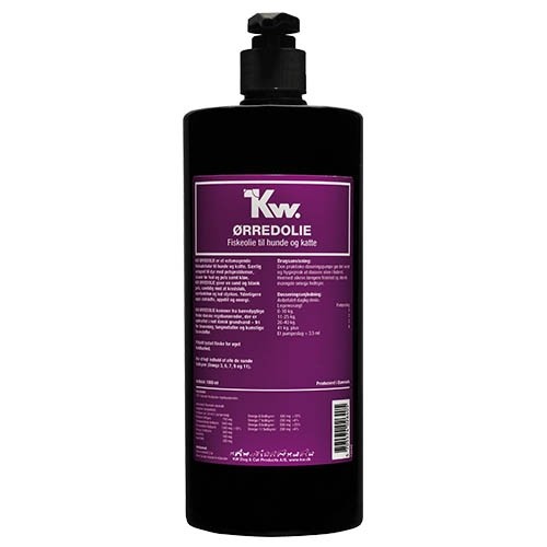 Huile de Poisson (truite) Kw 1L - Petdesign.fr Setter Bakio S.L. Vie Quotidienne pour chien en France, produit de haute qualité