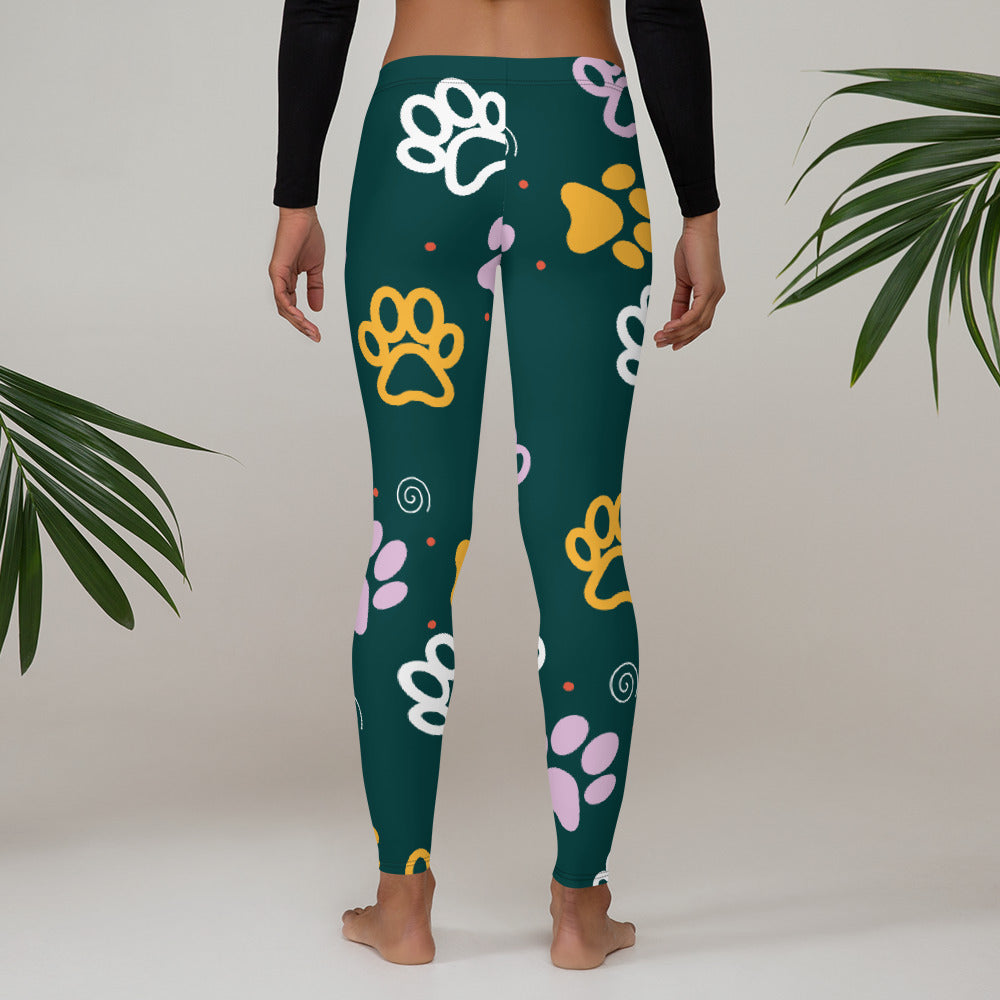 Leggings Motif Canin Pattes