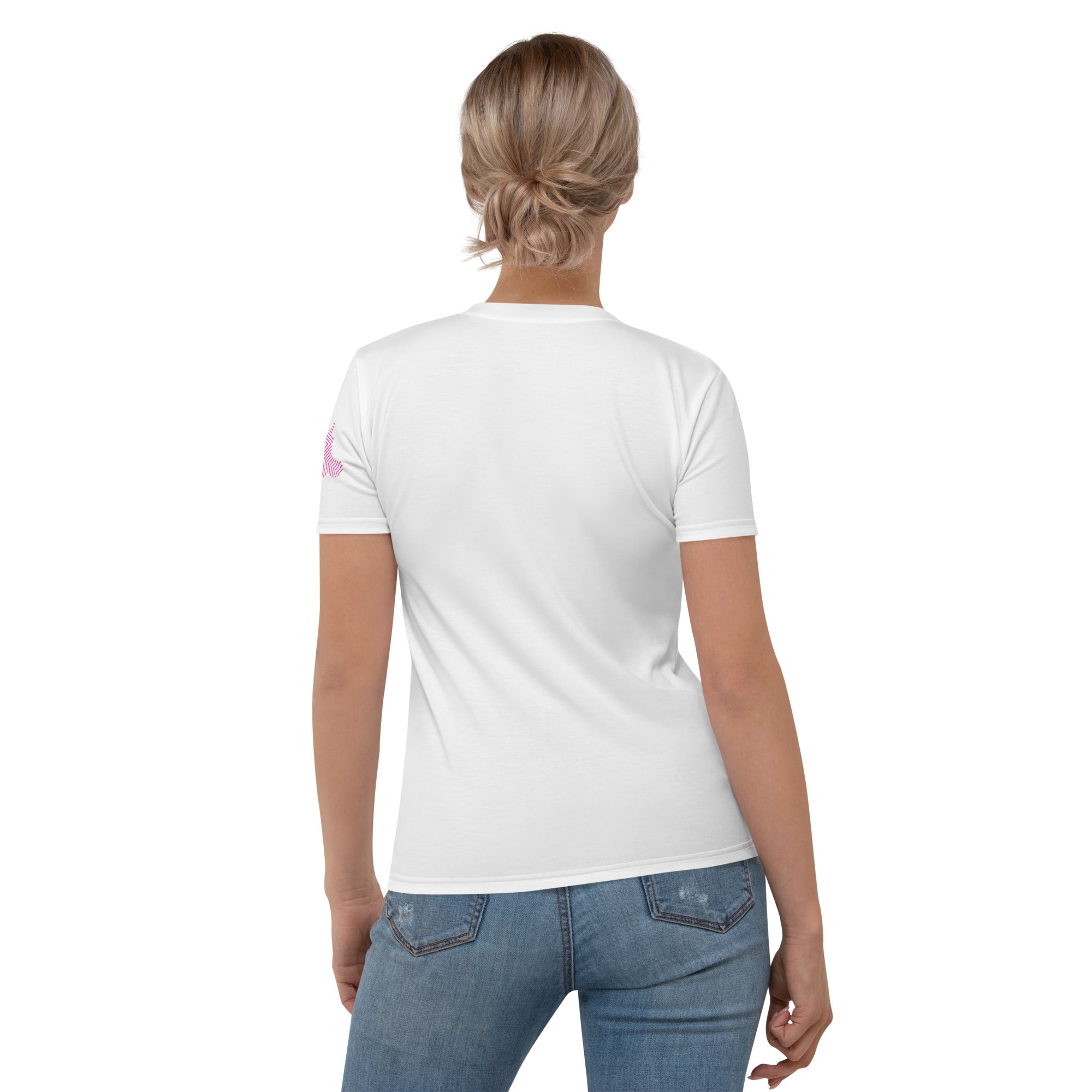 T-shirt pour Femme Caniche Rose