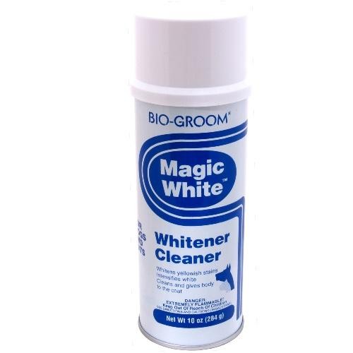 Craie à vaporiser Bio-Groom Magic Blanc Spray 284g - Petdesign.fr Setter Bakio S.L. EXPOS pour chien en France, produit de haute qualité