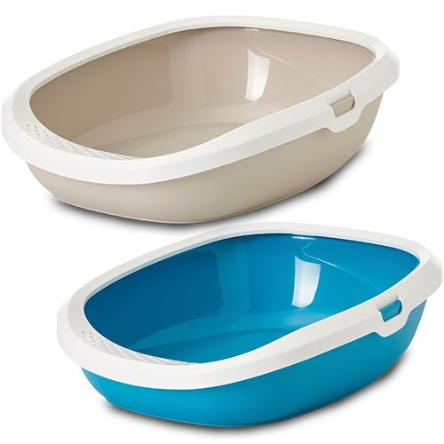 Bleu Chat Litter Tray - M - Petdesign.fr Setter Bakio S.L. 100% CHATS pour chien en France, produit de haute qualité