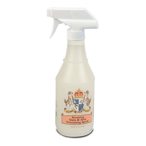 Crown Royale Soothing Oats & Aloe Grooming Spray 473ml - Petdesign.fr Setter Bakio S.L. Vie Quotidienne pour chien en France, produit de haute qualité