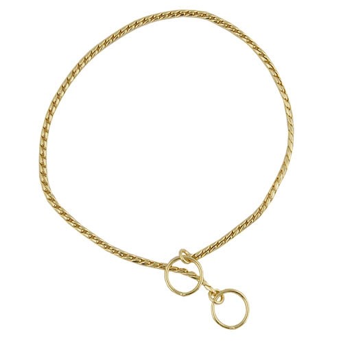 Colliers chaîne haut de gamme Gold Elegance 5 mm - Petdesign.fr Setter Bakio S.L. EXPOS pour chien en France, produit de haute qualité