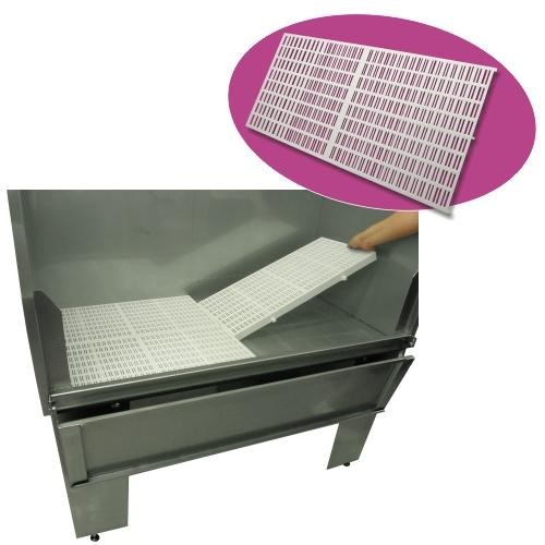 Grille en plastique antidérapante pour baignoire en acier inoxydable. - Petdesign.fr Setter Bakio S.L. Toilettage pour chien en France, produit de haute qualité