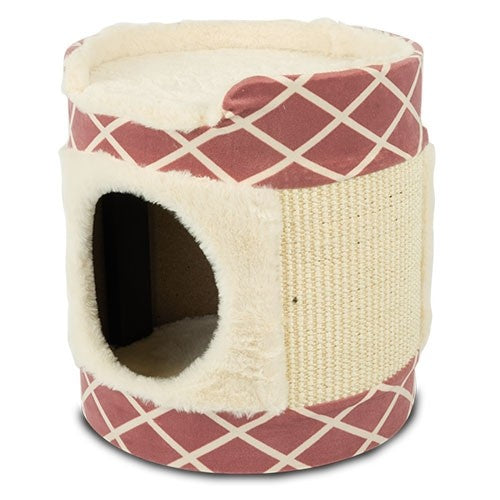 Arbre A Chat + Griffoir intégré Ibá Red Agyle - Petdesign.fr Setter Bakio S.L. 100% CHATS pour chien en France, produit de haute qualité