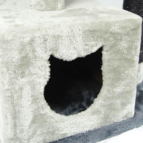 Ibá Two Levels Arbre A Chat 49x35,5x(Height)90cm - Petdesign.fr Setter Bakio S.L. 100% CHATS pour chien en France, produit de haute qualité