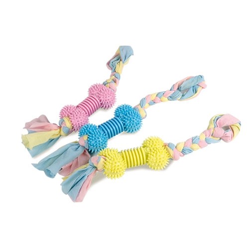 Jouet en os avec cordon de tissu - Petdesign.fr PetDesign shop Vie Quotidienne pour chien en France, produit de haute qualité