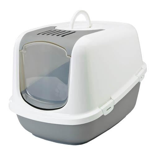 Jumbo Nestor Chat Toilet Avec Fold-Away Door & Filter / Grey - Petdesign.fr Setter Bakio S.L. 100% CHATS pour chien en France, produit de haute qualité