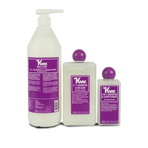 Kw 2 In 1 Shampoing & Conditionner 200 Ml. - Petdesign.fr Setter Bakio S.L. Autres Gammes Cosmétiques pour chien en France, produit de haute qualité
