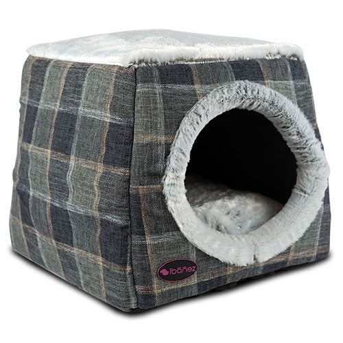 Lit «gris à carreaux» - Petdesign.fr PetDesign shop 100% CHATS pour chien en France, produit de haute qualité