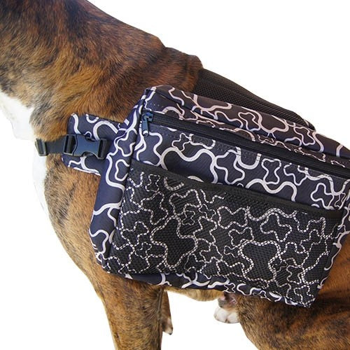 Noir Print Saddlebag 23x15 Cm - Petdesign.fr Setter Bakio S.L. Vie Quotidienne pour chien en France, produit de haute qualité