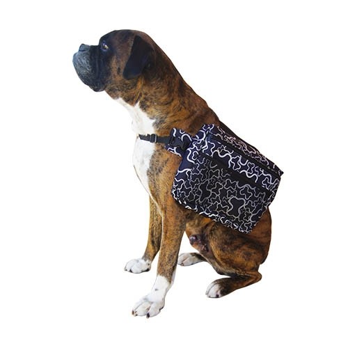 Noir Print Saddlebag 23x15 Cm - Petdesign.fr Setter Bakio S.L. Vie Quotidienne pour chien en France, produit de haute qualité