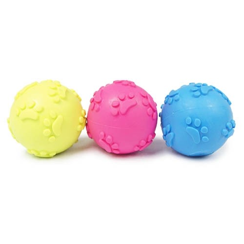 Balle de Jeu Chien Diamètre 6cm - Motif "Pattes de Chien" - Petdesign.fr Setter Bakio S.L. Vie Quotidienne pour chien en France, produit de haute qualité