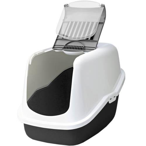 NESTOR CAT WC AVEC PORTE Rabattable ET FILTRE / BLEU CLAIR - Petdesign.fr Setter Bakio S.L. Produits Iba pour chien en France, produit de haute qualité