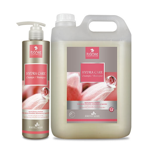 Shampoing Nourrissant (Jojoba, Avocat, Aloe Vera, Vitamines) Hydra Care Ibanez (Prix Cassé) - Petdesign.fr Setter Bakio S.L. Produits Iba pour chien en France, produit de haute qualité