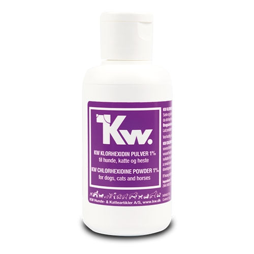 KW CHLORHEXIDINE EN POUDRE 1% 50G - Petdesign.fr Setter Bakio S.L. Produits Iba pour chien en France, produit de haute qualité