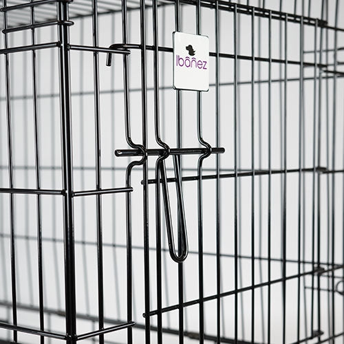 Cage Métallique pour chien - Noire - Petdesign.fr Setter Bakio S.L. Produits Iba pour chien en France, produit de haute qualité