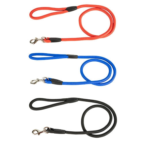 ARRONDI NOIR NYLON LAISSE 3MM / 84cm - Petdesign.fr Setter Bakio S.L. Produits Iba pour chien en France, produit de haute qualité