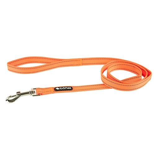 ORANGE RÉFLÉCHISSANT LAISSE 1.5x120cm - Petdesign.fr Setter Bakio S.L. Produits Iba pour chien en France, produit de haute qualité