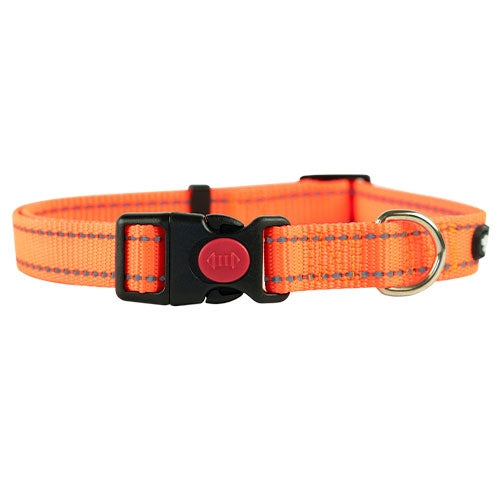 ORANGE RÉFLÉCHISSANT COLLET WIENERLOCK 1.5x30-45cm - Petdesign.fr Setter Bakio S.L. Produits Iba pour chien en France, produit de haute qualité