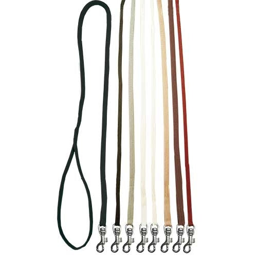 BEIGE PLAT NYLON LAISSE 5MM / 84cm - Petdesign.fr Setter Bakio S.L. Produits Iba pour chien en France, produit de haute qualité