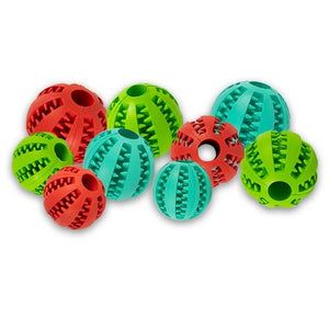 Interactive Ball with Treat & Tooth Cleaner