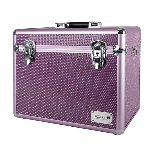 Malette style crystal - Petdesign.fr Setter Bakio S.L. Violette Toilettage pour chien en France, produit de haute qualité