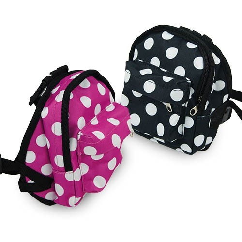 Pink Polka Dot Backpack - Petit Size Breeds - Petdesign.fr Setter Bakio S.L. Vie Quotidienne pour chien en France, produit de haute qualité