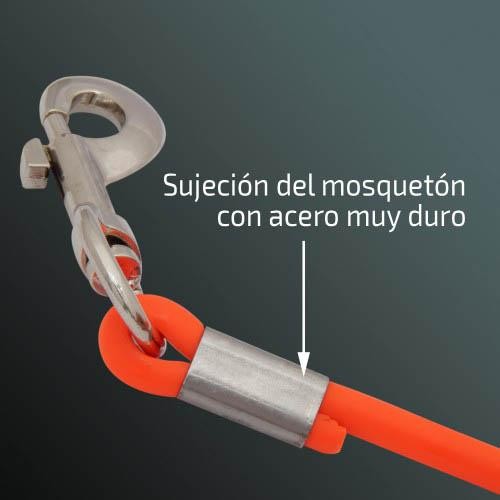 Polyurethane Chien Arrondi Tracking Laisse Without Handle 6m Fluorescent Yellow - Petdesign.fr Setter Bakio S.L. Vie Quotidienne pour chien en France, produit de haute qualité