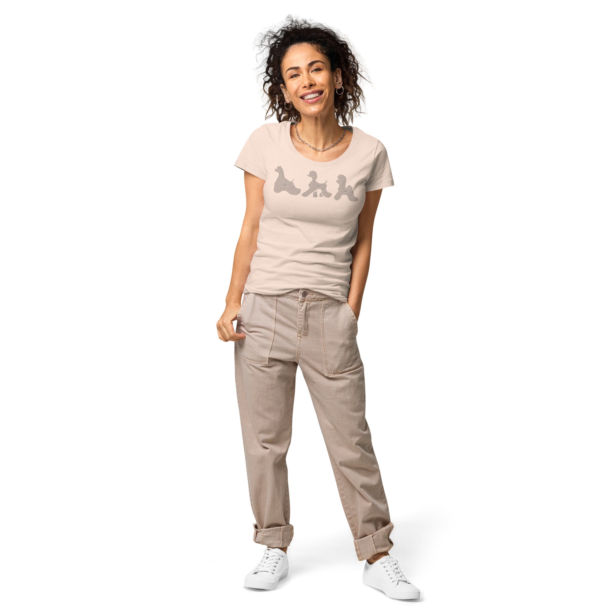 T-shirt éco-responsable femme | Trio Chiens