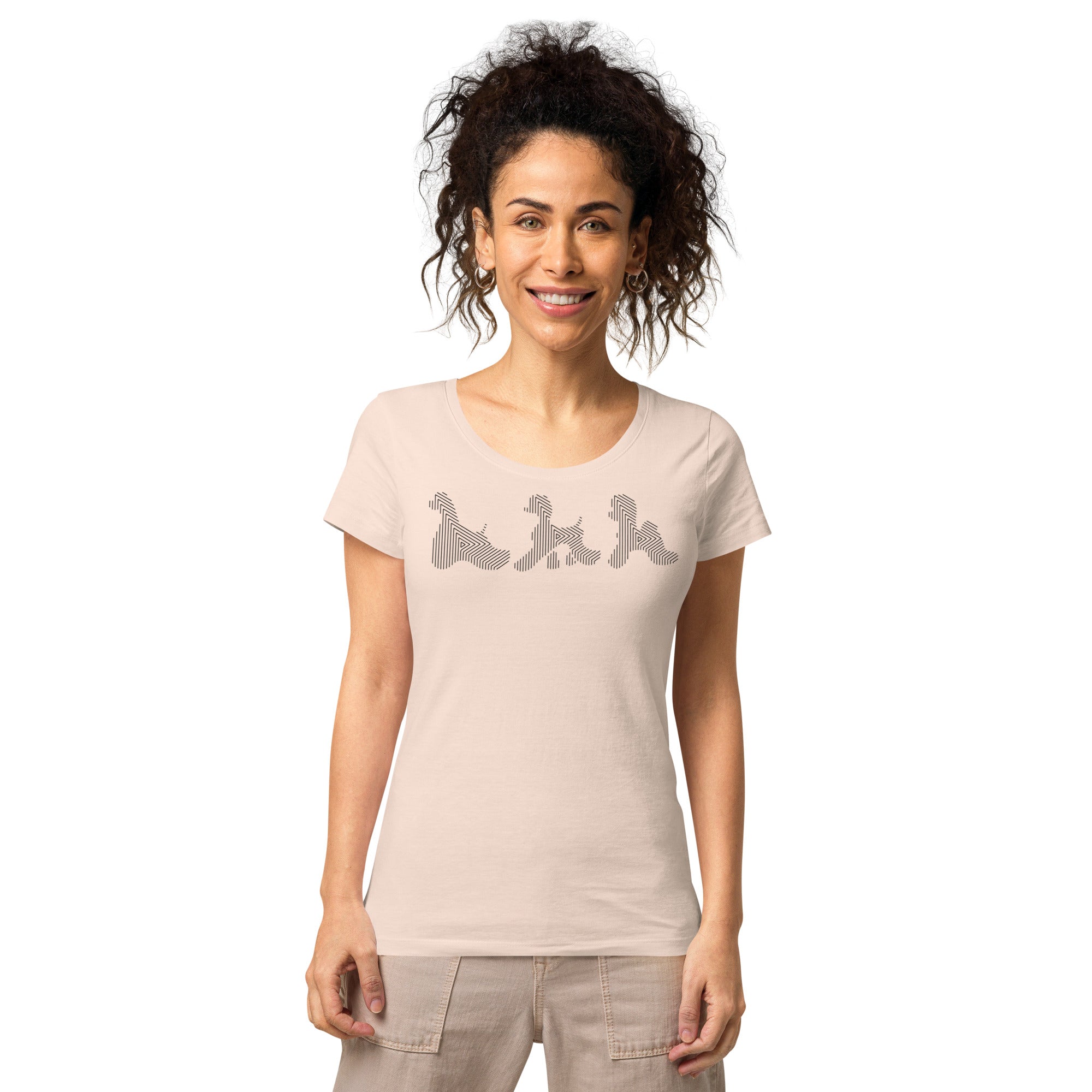 T-shirt éco-responsable femme | Trio Chiens